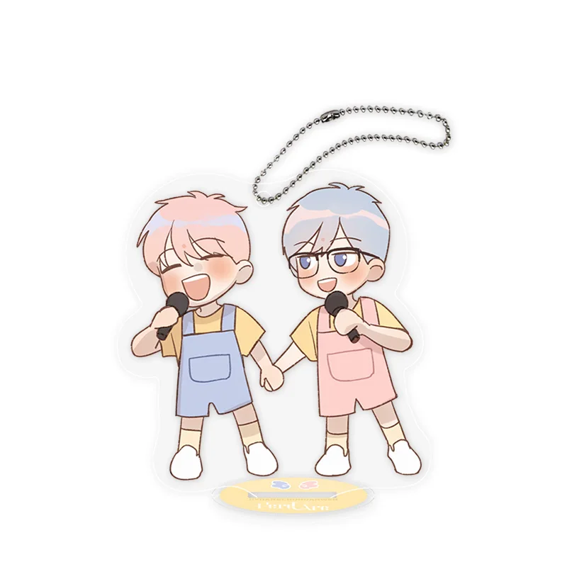3 Designs Comic Here U Are Acrylic Stand Yu Yang Li Huan Figure Model Plate Holder Key Chain Pendant Fans Gift Aliexpress Mobile
