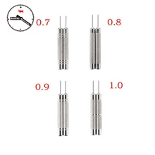 4 шт./лот, 0,7 мм, 0,8 мм, 0,9 мм, 1,0 мм, сверхмощный ремешок для часов, инструмент для удаления штифтов, дырокол для часового ремешка, шпильки, набор инструментов для часов