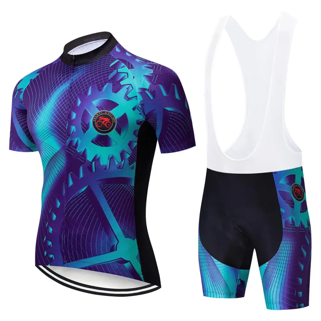 Cycling Set 06 Новая профессиональная команда Бахрейна Аэро велокостюм короткий рукав лето боди Велосипед Одежда MTB Ropa Ciclismo speedsuit Джерси - Цвет: Cycling Set 06
