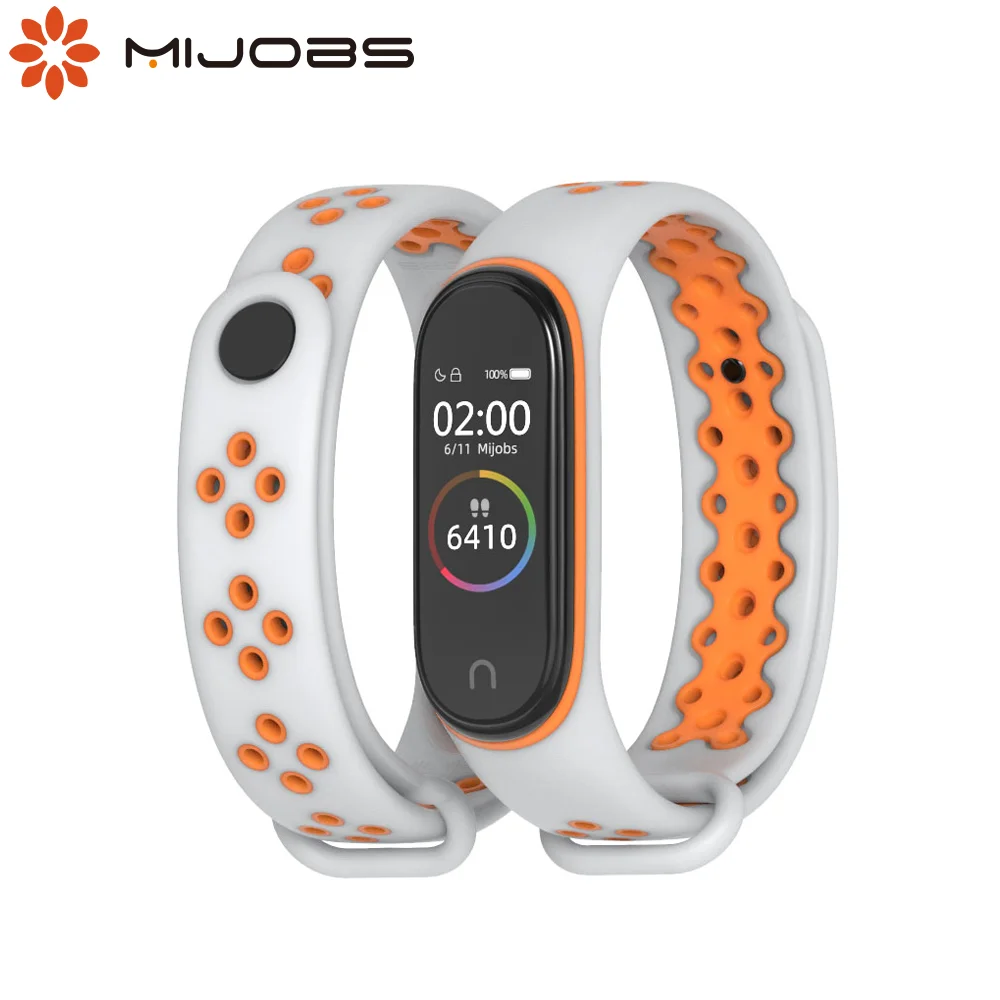 Mi Band 4 ремешок глобальная версия для Xiaomi Оригинальные спортивные силиконовые