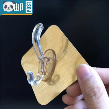 

Overcoat Clothes Rack Kitchen Bedroom Nailless Pylon Wall Hangers Seemless Coat Hook Hook Sub-Strong Viscose Wall Wall