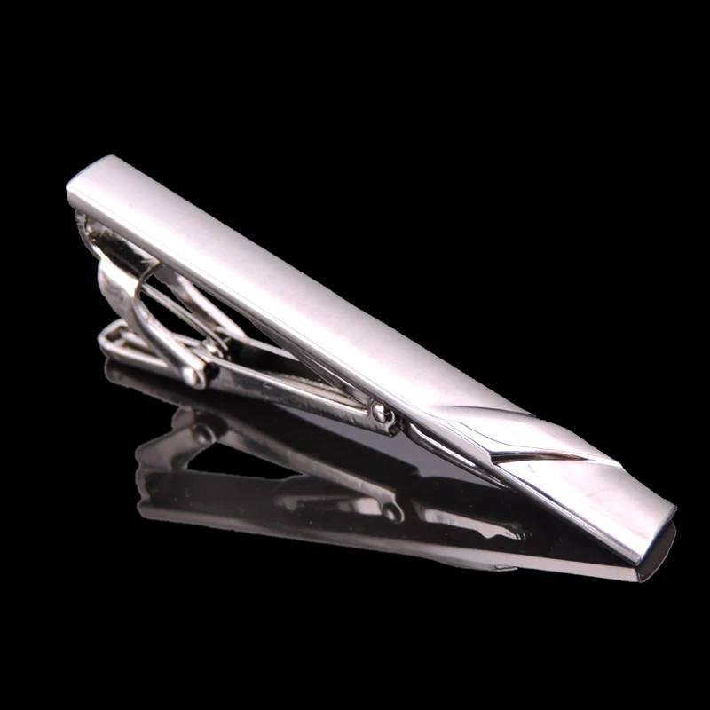 28 Free shipping, high-end luxury men's business shirt gold tie clip new fashion brand crystal tie clip business ship tie clip - Окраска металла: 28
