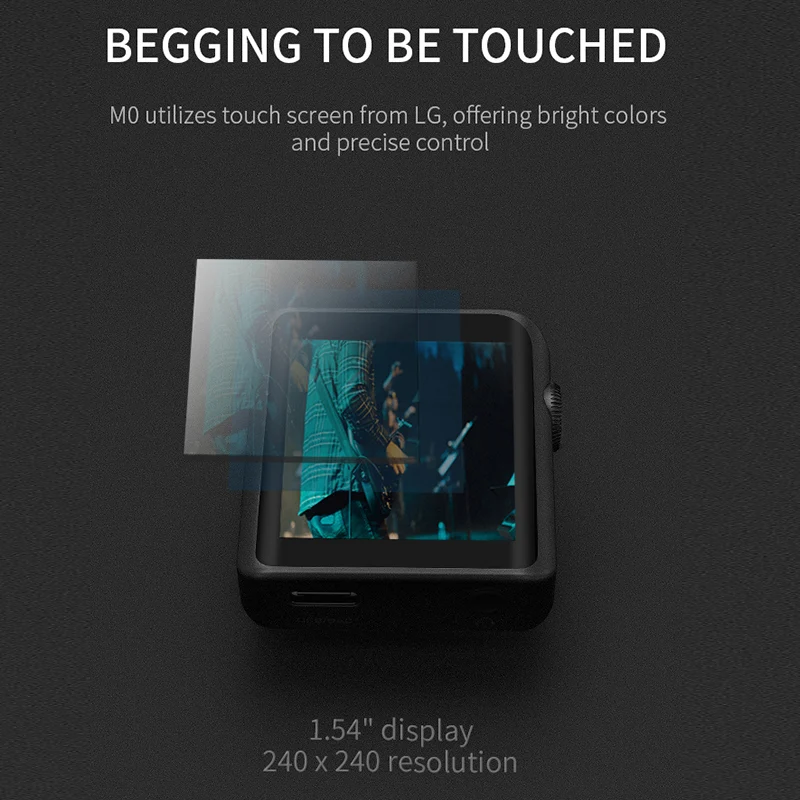 Портативный музыкальный MP3 плеер Shanling M0 Bluetooth Hi Res ЦАП ES9218P Fi аудио DSD DAP AptX LDAC Flac без