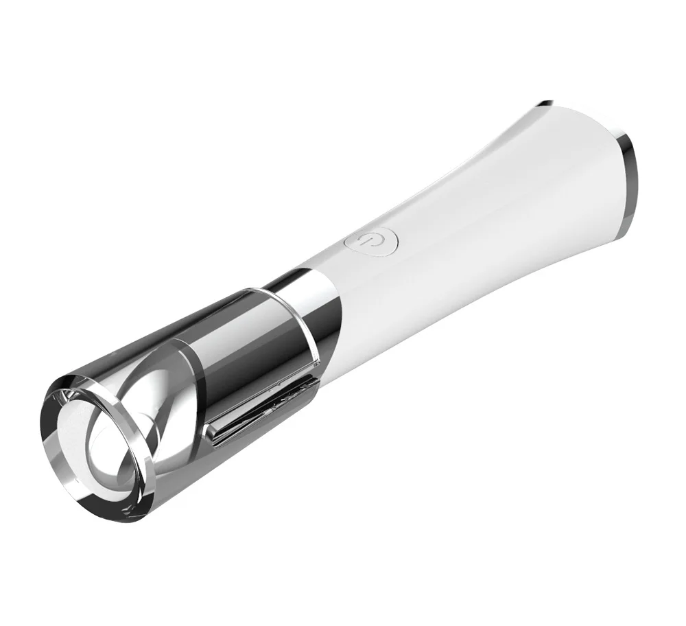 white Перезаряжаемый тепловой массажер для глаз инструмент для ухода за глазами инструмент для красоты разглаживает морщины темные круги Отечность массаж Релаксация - Цвет: white