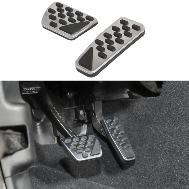 

Car Styling Interior Throttle Brake Pedal Aluminum Alloy Cover for Jeep Wrangler JL 2018 Accelerator Pedals Trim Accessories