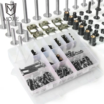 

Motorcycle Windshield Body Fairing Bolts Screws Nuts For MOTO GUZZI V9 Bobber/Roamer MV Agusta Brutale 1078 1078RR 1090 RR 675