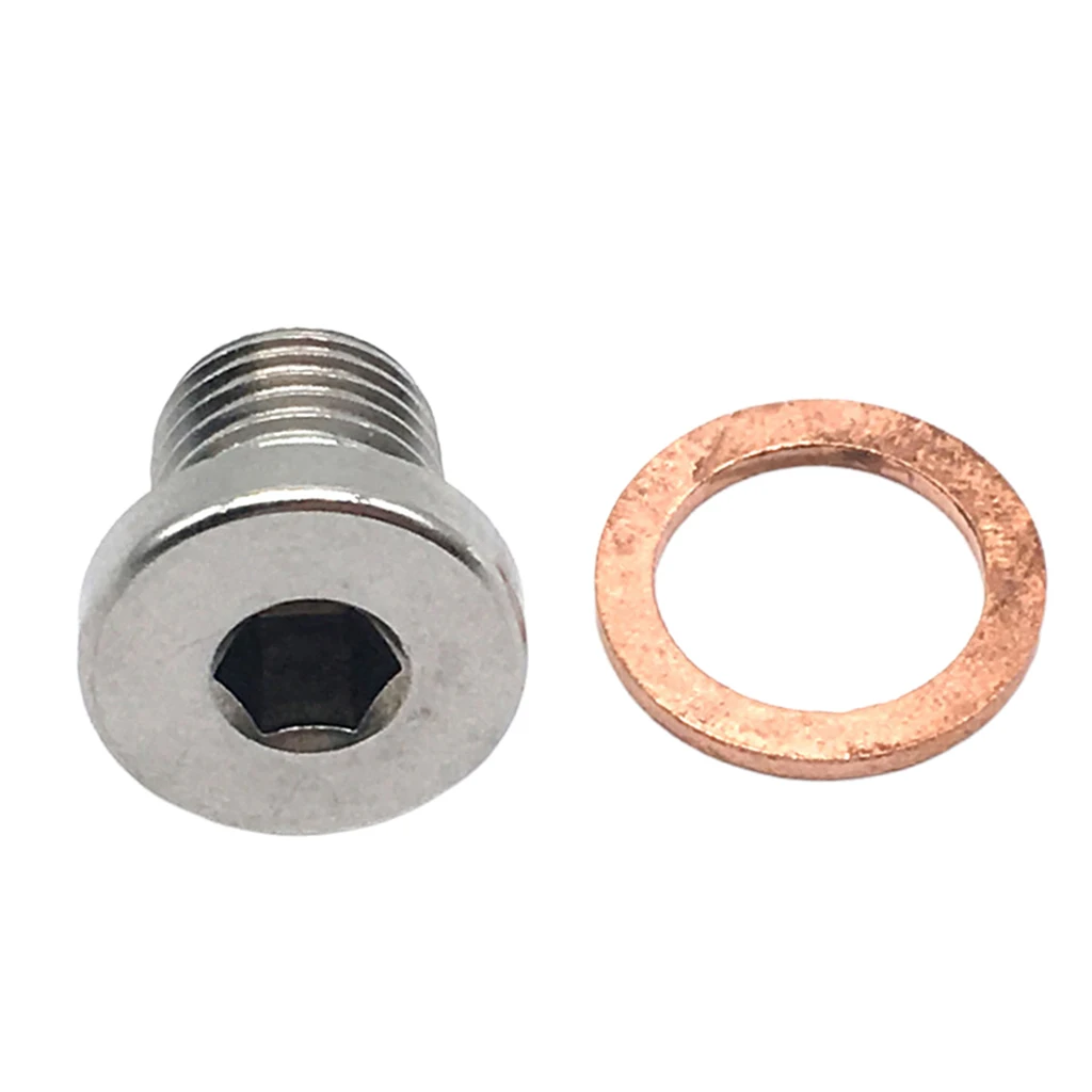 O2 OXYGEN SENSOR STAINLESS STEEL BUNG PLUG CAP M12x1.25MM THREAD HEX BUNG