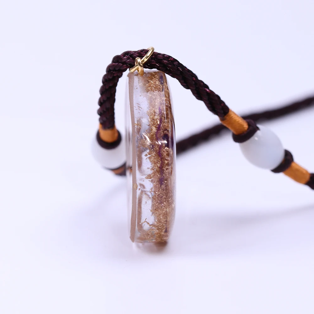 REIKI Orgonite Energy Pendant Men & Women Necklace 3.6cm Sadoun.com