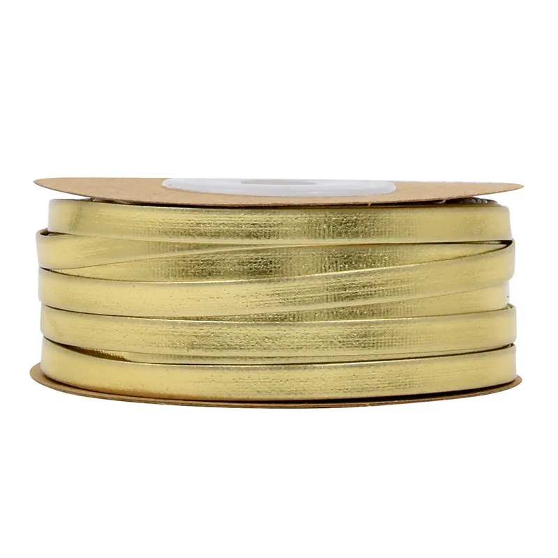 15m/roll 2mm/5mm Gold Silver Leather Ribbon Home Party Decoration Strings Necklace Accessories Materials ribbon decoration ribbon supplies