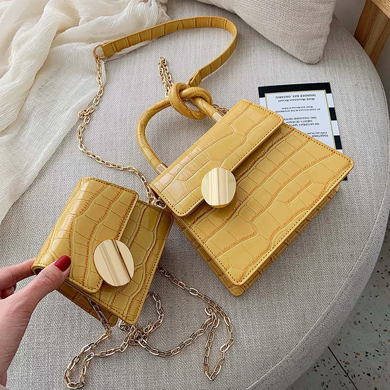 

2020 Fashion Crocodile Chain Crossbody Bags for Shoulder Bag Women Brand Women Leather Handbags Totes Bag Ladies Handbags Purse