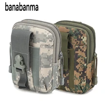 Мужская повседневная поясная сумка, камуфляжная Водонепроницаемая поясная сумка, Мужские поясные сумки, многофункциональный кошелек для мобильного телефона, сумка для путешествий