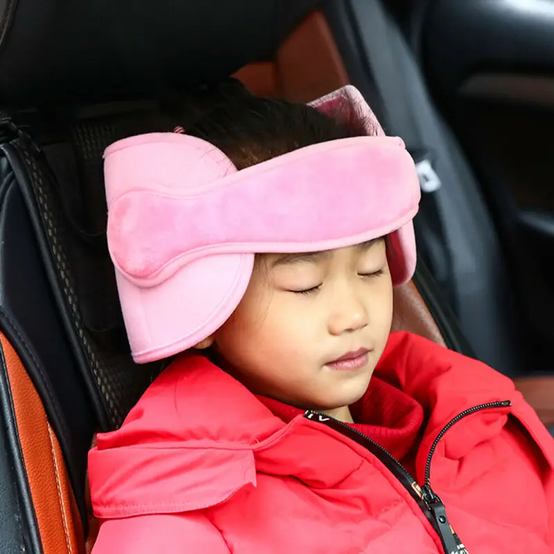 

Child Car Seat Head Support Protector Belt Comfortable Safe Sleep Headrest Solution Pillows Belt Stroller Soft Baby Head Support