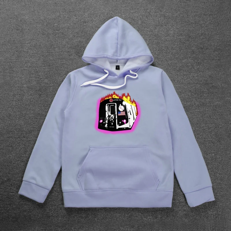 

Travis Scott's loose-fitting long-sleeved hoodie 5
