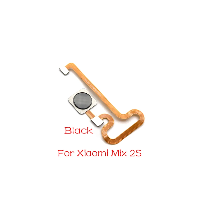Mix 2s Black Считыватель отпечатков пальцев для Xiaomi mi Max 2 3/mi x 3 mi x2 2S mi x2S mi x3 считыватель сенсор Кнопка домой шлейф - Цвет: Mix 2s Black