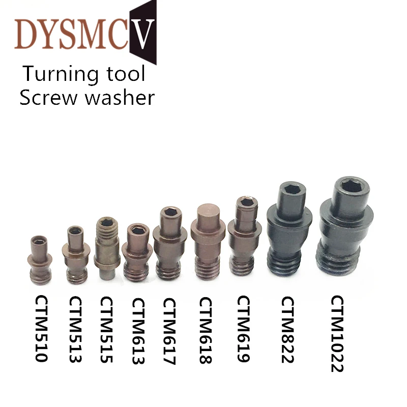 

10pcs CTM510 CTM513 CTM515 CTM613 CTM617 CTM618 CTM619 CTM822 CTM1022 CNC lathe tools Center Pin Arbor accessories screw pins