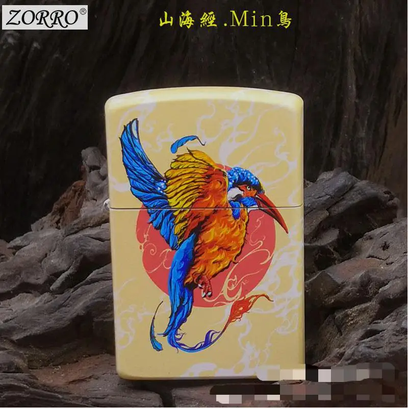 Zorro из чистой меди окрашенный раскладной ветрозащитный шлифовальный круг Ретро
