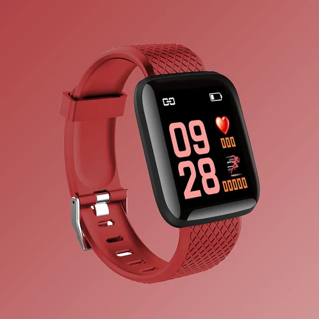 Женские часы, умные спортивные часы, цифровые светодиодные электронные женские наручные часы для женщин, женские наручные часы Hodinky Reloge - Цвет: Красный
