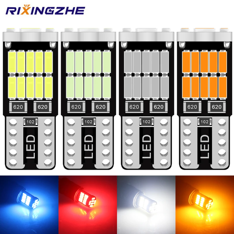 

Canbus car Led T10 LED W5w LED 4014 26 SMD Super Bright LED Silica gel Light Bulbs Wedge Bulbs 12V DC Bidirectional Light