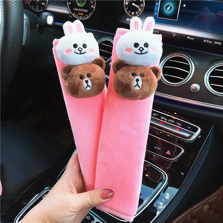 2pcs-Cute-Universal-Car-Safety-Seat-Belt-Cover-Winter-Soft-Plush-Shoulder-Pad-Car-Styling-Seatbelts-Pad-Car-4