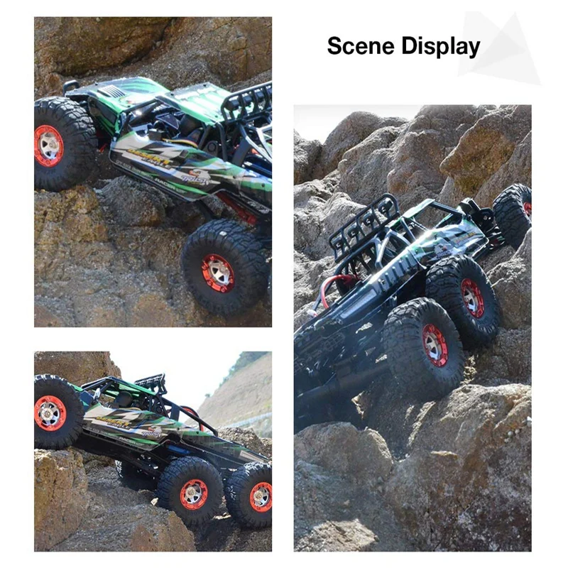KW-C06 1:12 2,4 Ghz 6WD RC внедорожный пустынный грузовик RTR 60 км бесщеточный высокоскоростной амортизатор гоночных автомобилей игрушки