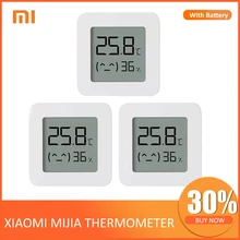 XiaoMi Mijia – thermomètre et hygromètre Intelligent sans fil, Bluetooth, écran LCD, capteur de haute précision, contrôle par application