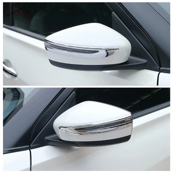 

Yimaautotrims Accessories Fit For Nissan Kicks 2016 - 2020 Car Rearview Mirror Rubbing Stripes Streamer Cover Trim