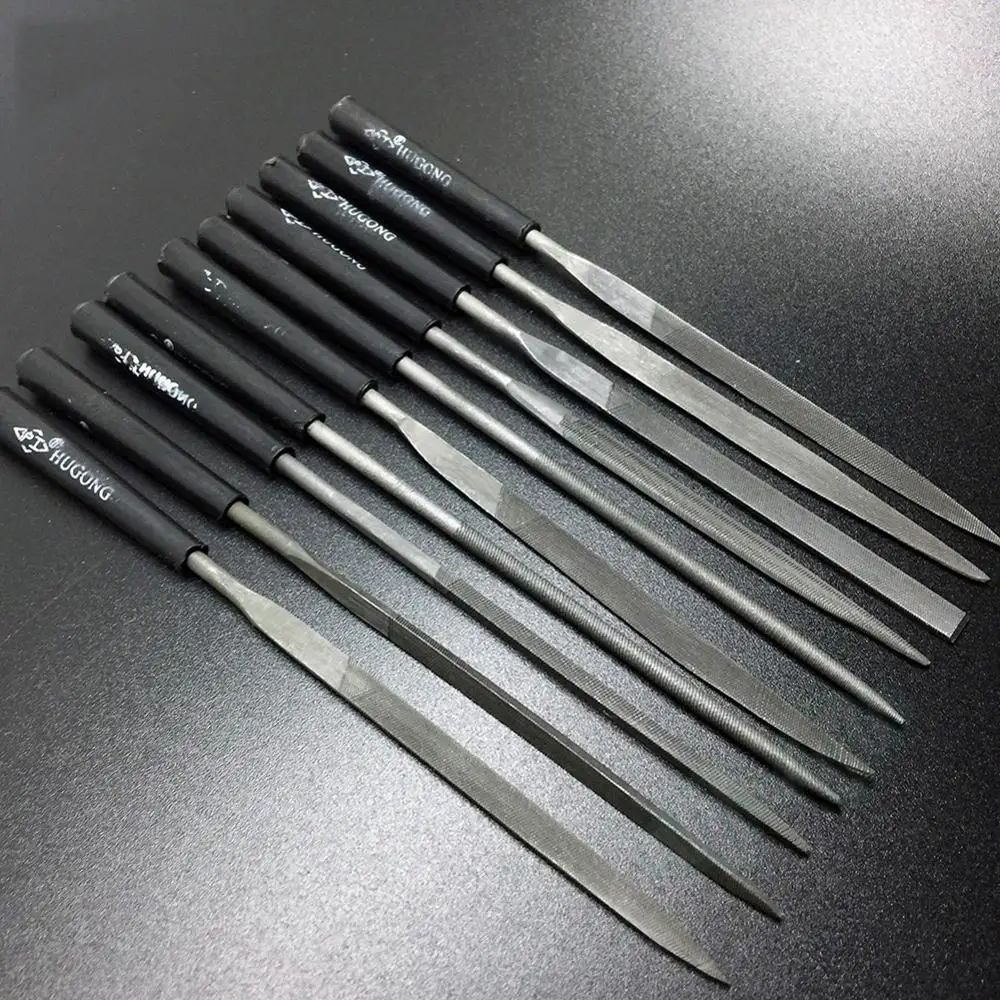 

10 groups Guitar Frets Nuts Polished file Rasp Grinding knife Professional Repair burnish Tool For Guitar