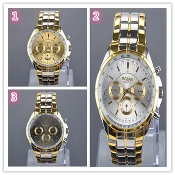 

Fashion Men Quartz Watch Full Stainless Steel Gold Luxury Watches Male Men's Quartz Watch Precise Scale Wristwatch relogio