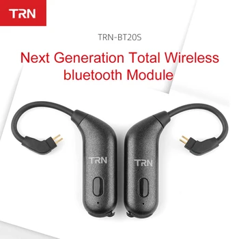 

TRN BT20S Wireless bluetooth V5.0 HiFi Ear Hook Connector Earphone 2Pin 0.75MM 0.78MM MMCX Headset Cable for X6/IM1/M2/V80