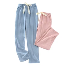 Простые брюки для сна для женщин, хлопок, зимние пижамы, брюки, качественные весенние Повседневные Удобные элегантные женские домашние брюки, новинка