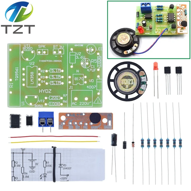 Panneau d'alarme sonore et lumineux, accumulateur 12V LM358, Buzzer,  prévention de décharge excessive, Module de contrôleur, Protection contre  les surtensions - AliExpress