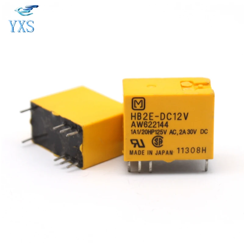 

5PCS/LOT 12V Relay 8 Pins Relay HB2E-DC12V HB2E-12V New