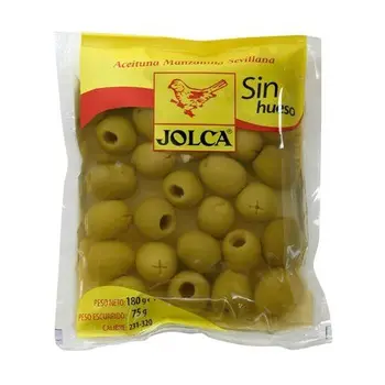 

Aceitunas Verdes - Spanish Manzanilla green olives without core - Bag