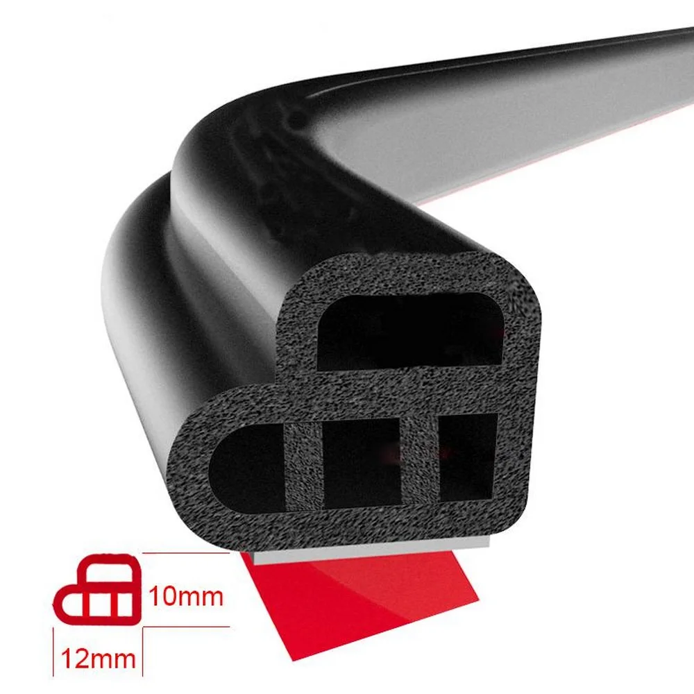 

Car Door Rubber Sealing Strip L-shaped Double Layer Protective Sticker Sound Insulation Heat Insulation Fittingsgood Elasticity