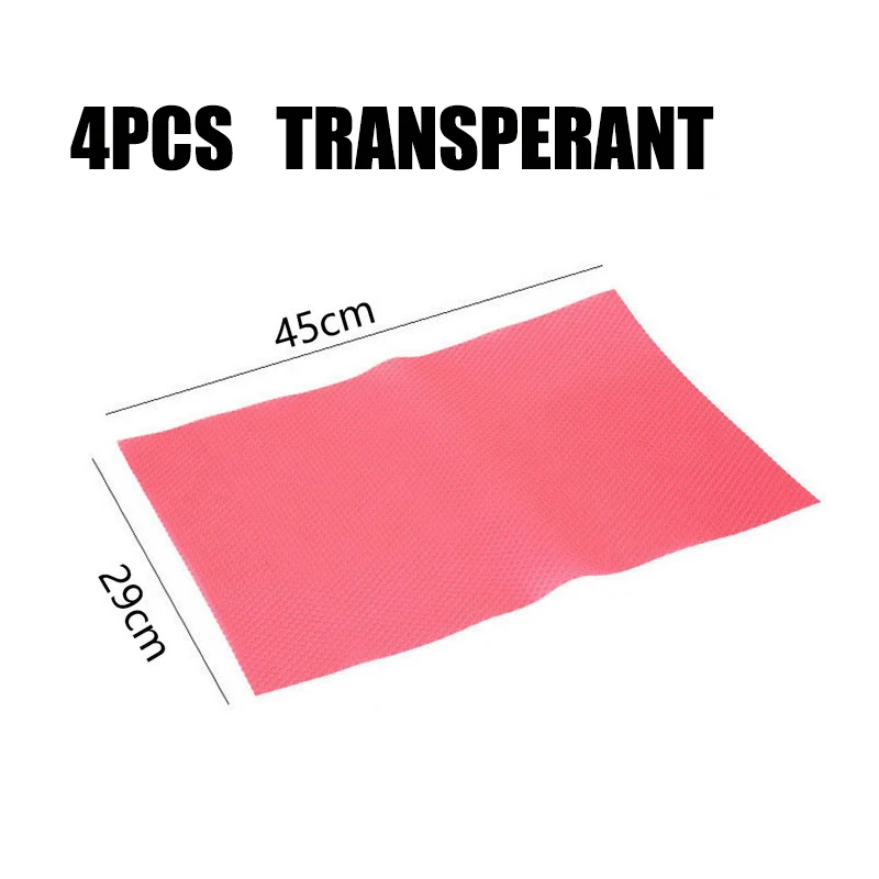 4pcs Pink 4 шт./компл. холодильник водонепроницаемые коврики влаги салфетка под приборы для Кухня холодильник коврик обрастания плесени - Цвет: 4pcs Pink