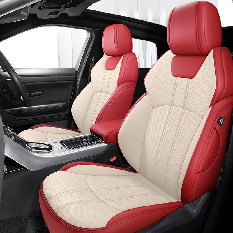 thumbnail image 1 of Fundas de asiento de coche de 5 asientos de cuero Nappa para Hyundai Elantra 2004 2005 2006 2007 2008 2012 2013 2014 2015 2016 2017 2011 accesorio, 1 of 5