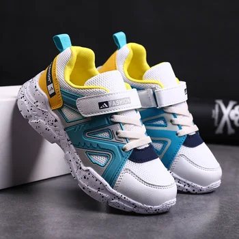 

Children Boys Shoes Mixed Color Sports Shoes Shock Absorption Running Sneakers Shoes Kids Comfortable Casual SD086
