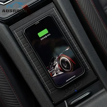 Для Volkswagen Golf 7 Mk7 2013 QI специальный бортовой беспроводной телефон зарядное устройство автомобильные аксессуары