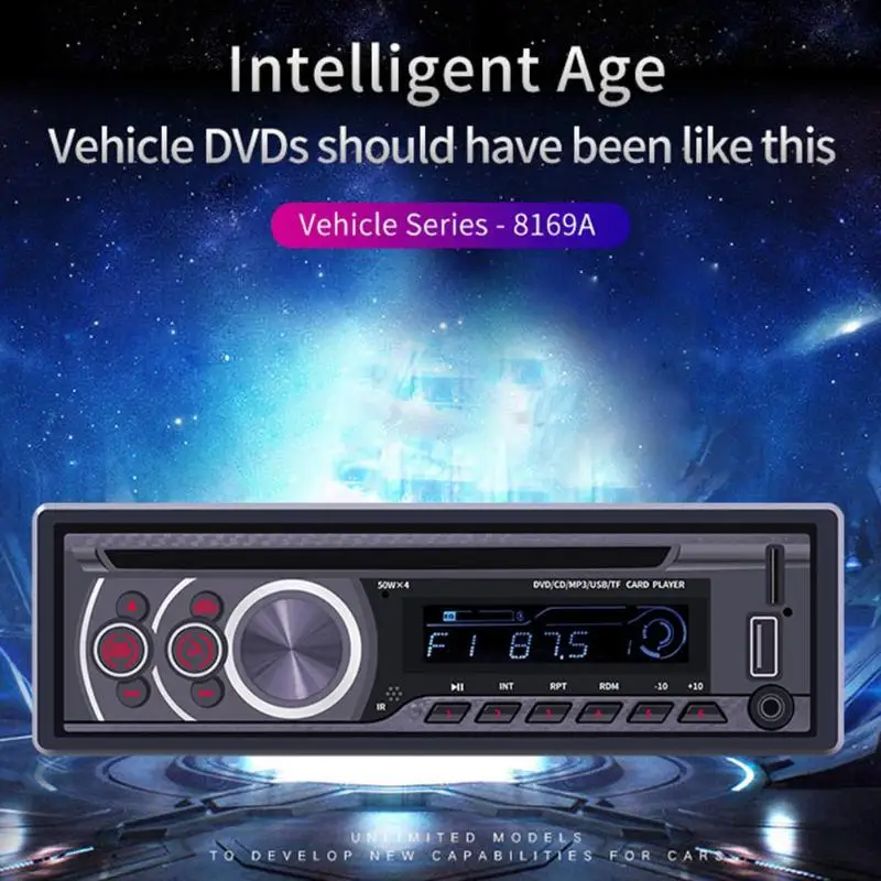 SWM 8169A Bluetooth автомобильный стерео CD VCD dvd-проигрыватель AUX USB FM радио головное устройство