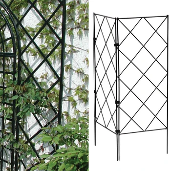 

3pcs Reusable Tomato Cages Deformable Balcony Home Vegetable Trellis Connectable Plant Supports Vegetables Outdoor Garden Iron