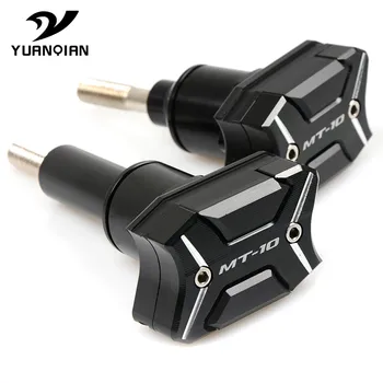 

With"MT-10" Logo Motorcycle Frame Crash Pads Engine Case Sliders Protector Motor Falling Protector New For Yamaha MT-10 2016