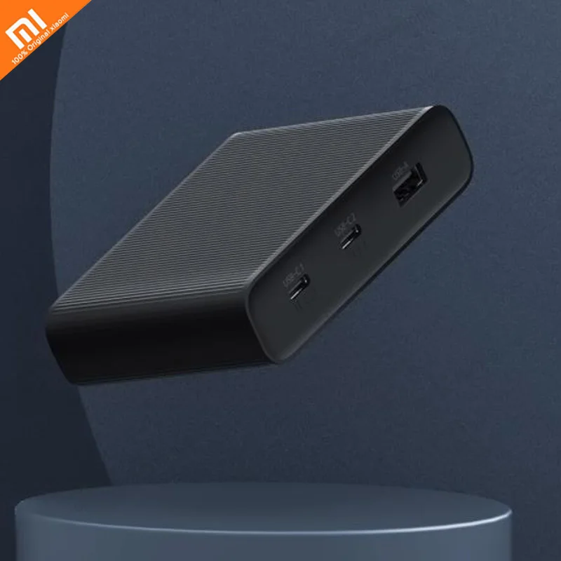 Оригинальное зарядное устройство millet ZMI 65 Вт 3 порта PD3.0 USB 2C1A для Android iOS