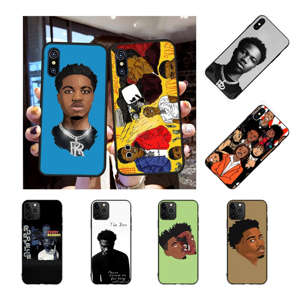 NBDRUICAI Roddy Рич рэп Чехол черный мягкий чехол для телефона iPhone 11 pro XS MAX 8 7 6 6S Plus X 5S SE XR |