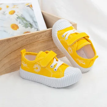 

Kids shoes non-slip baby sneakers casual canvas sneakers shoes kids girls boys floral sneakers