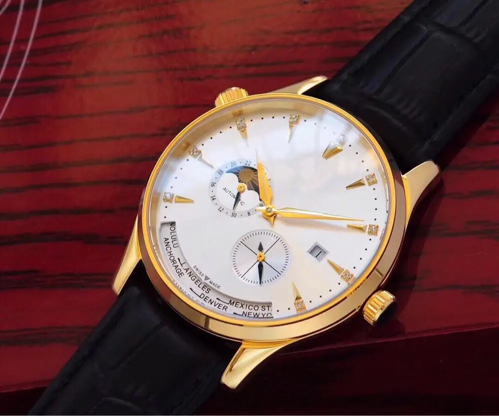 WG09493 Mens Watches Top Brand Runway Luxury European Design Automatic Mechanical Watch