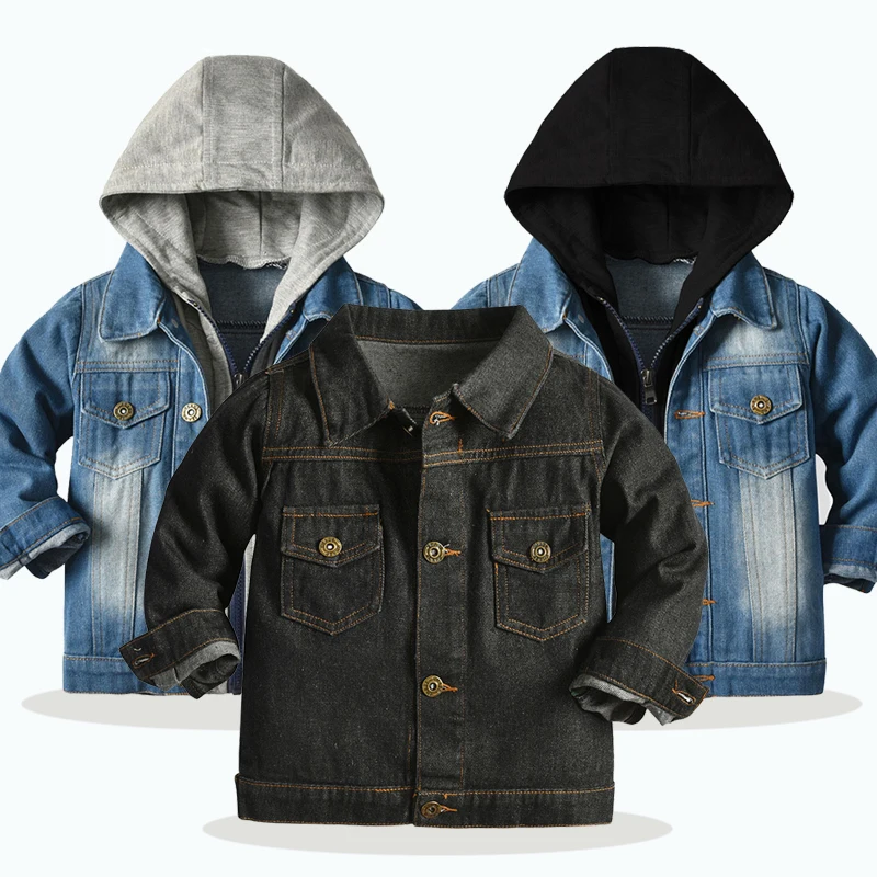 Демисезонная джинсовая куртка на молнии для мальчиков и девочек возраст 5 лет|girls