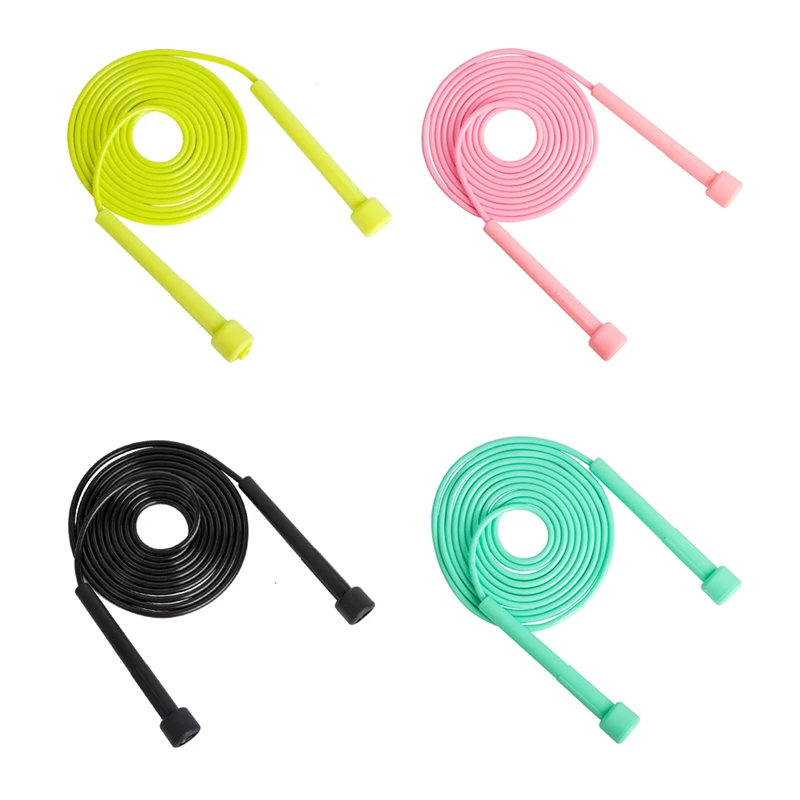 PVC Crossfit Jump Rope Sport Skipping Pin Physical Exam Gym Fitness Home Exercise Slim Body Workout Equipments