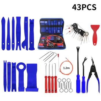 

Accessories Disassembly installation tool Set Blue Steel wire Car Auto Dashboard