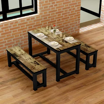 

Simple Dining Table Student cChair Cafe Creative Theme Dining Table Casual Coffee Table