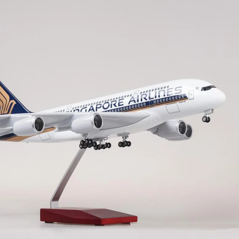 50 5 см коллекция моделей 1/160 самолет Airbus A380 Сингапур Авиакомпания игрушка с